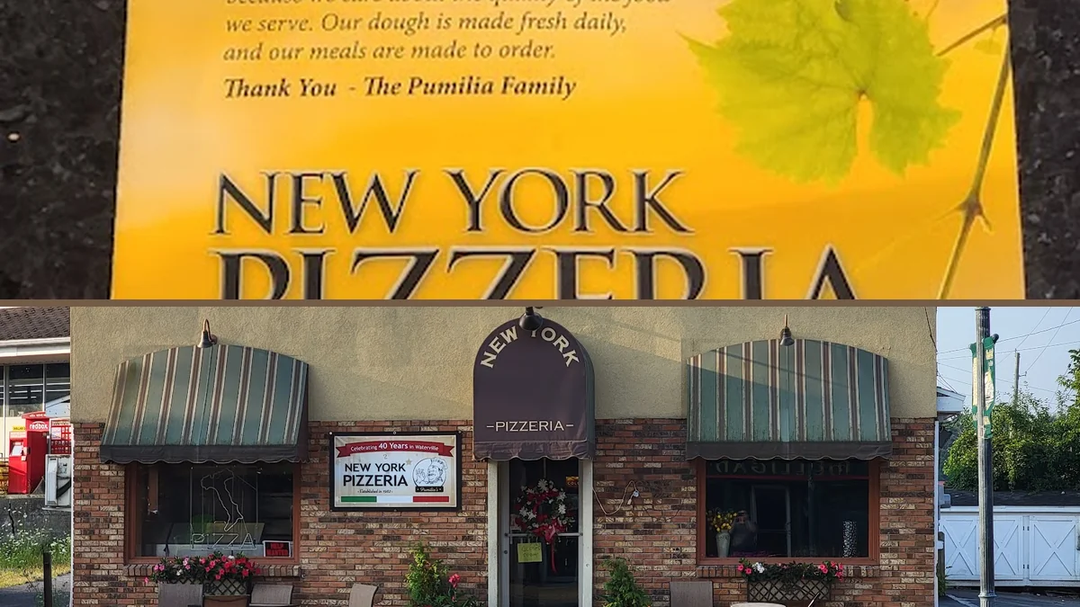 Comfortable seating inside a pizzeria